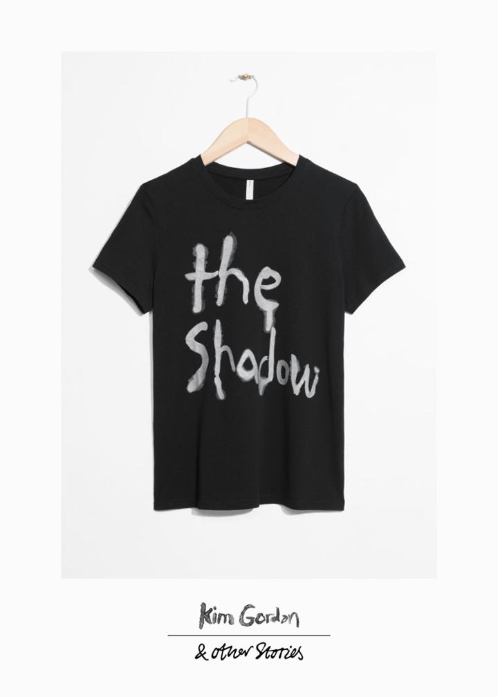 Other Stories Kim Gordon Short Sleeve Organic Cotton Tee - Black