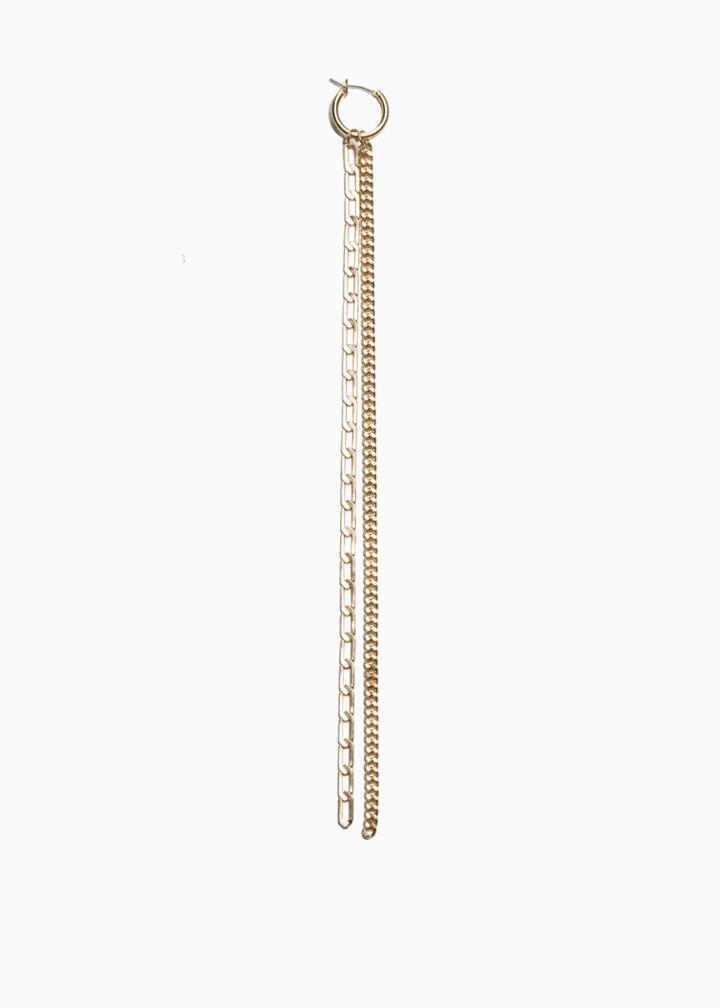 Other Stories Double Chain Earrings - Gold
