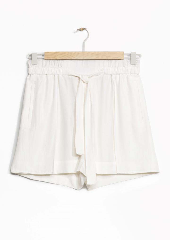 Other Stories Tie-waist Shorts
