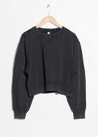 Other Stories Cropped Pullover - Black