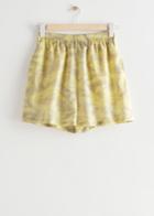 Other Stories Floaty Shorts - Yellow