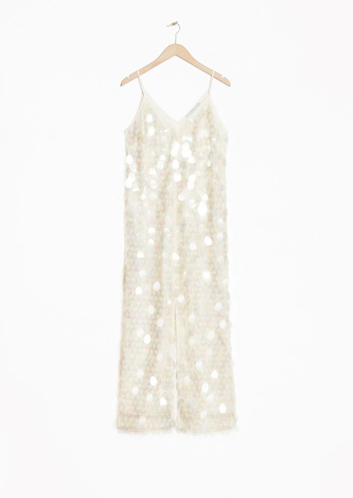 Other Stories Maxi Sequin Dress