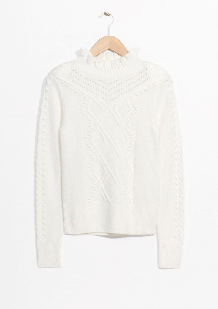 Other Stories Cable Braid Jumper