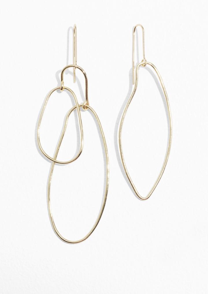Other Stories Asymmetrical Earrings