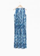 Other Stories Pouring Rain Asymmetric Maxi Dress