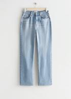 Other Stories Sublime Cut Jeans - Blue