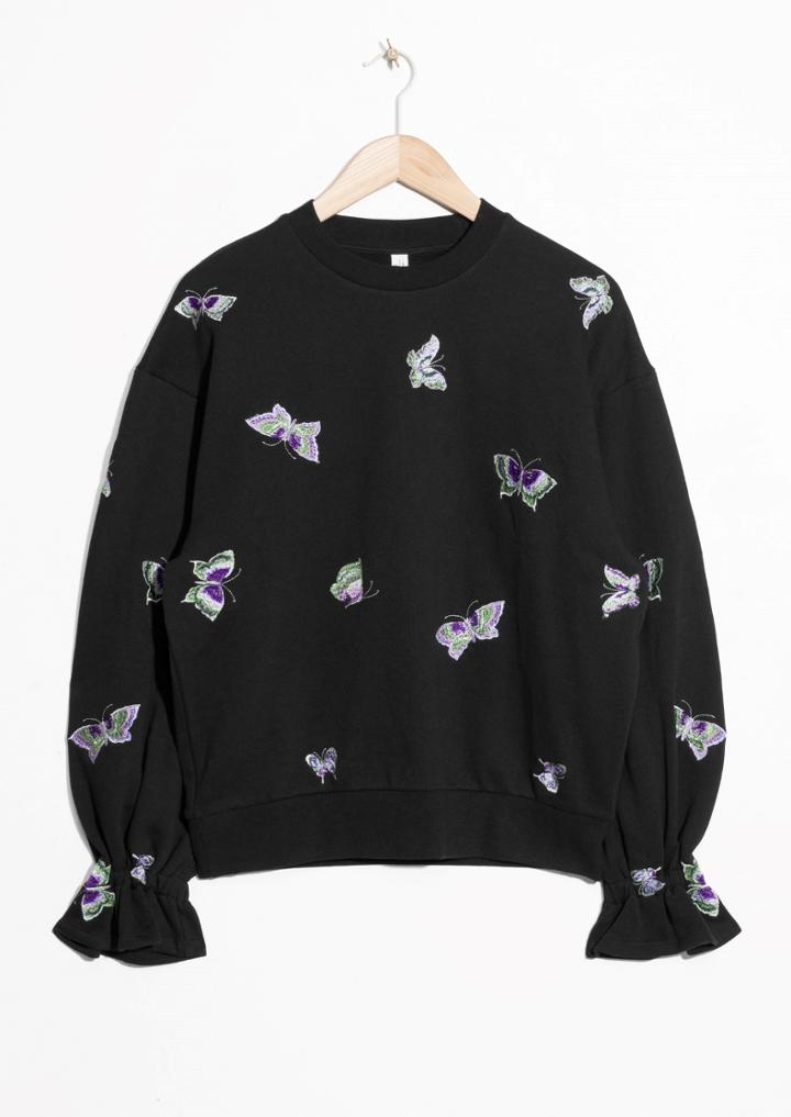 Other Stories Embroidered Sweatshirt