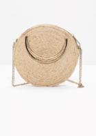 Other Stories Straw Circle Crossbody