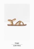 Other Stories Toms Metallic Leather Lexie Sandals