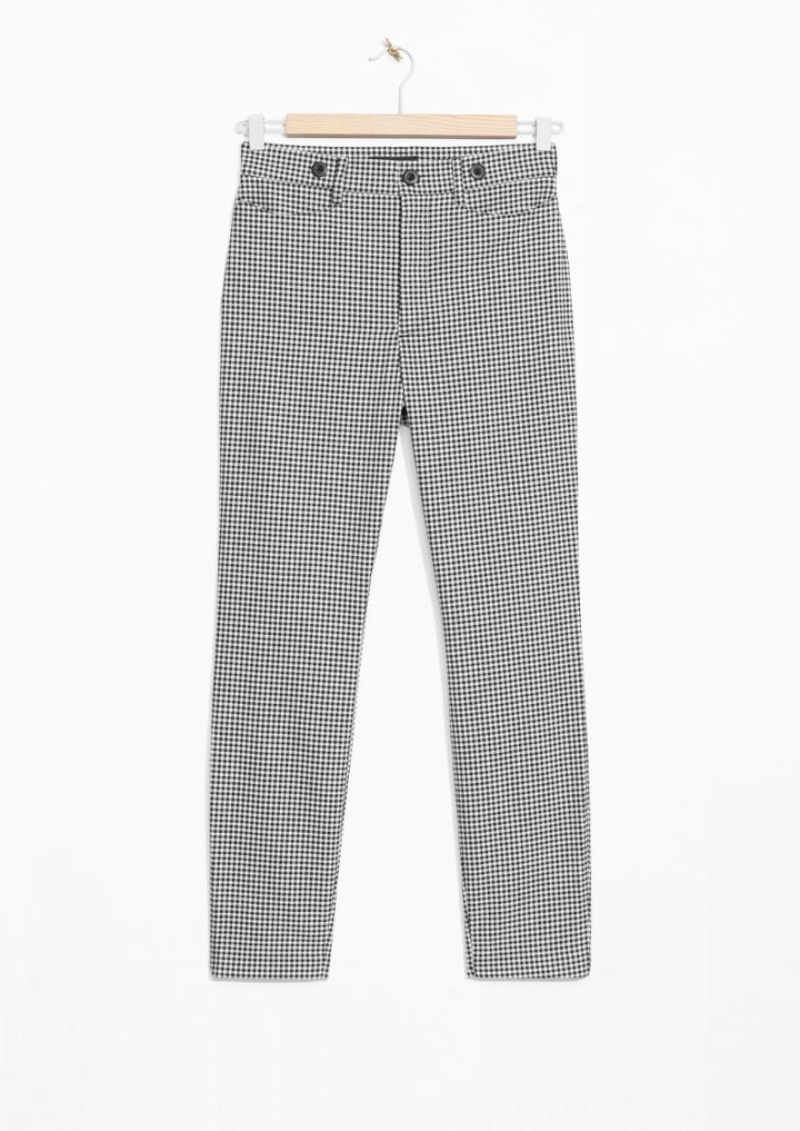 Other Stories Gingham Trousers