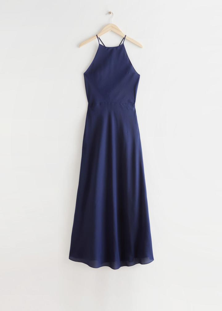 Other Stories Strappy Maxi Dress - Blue