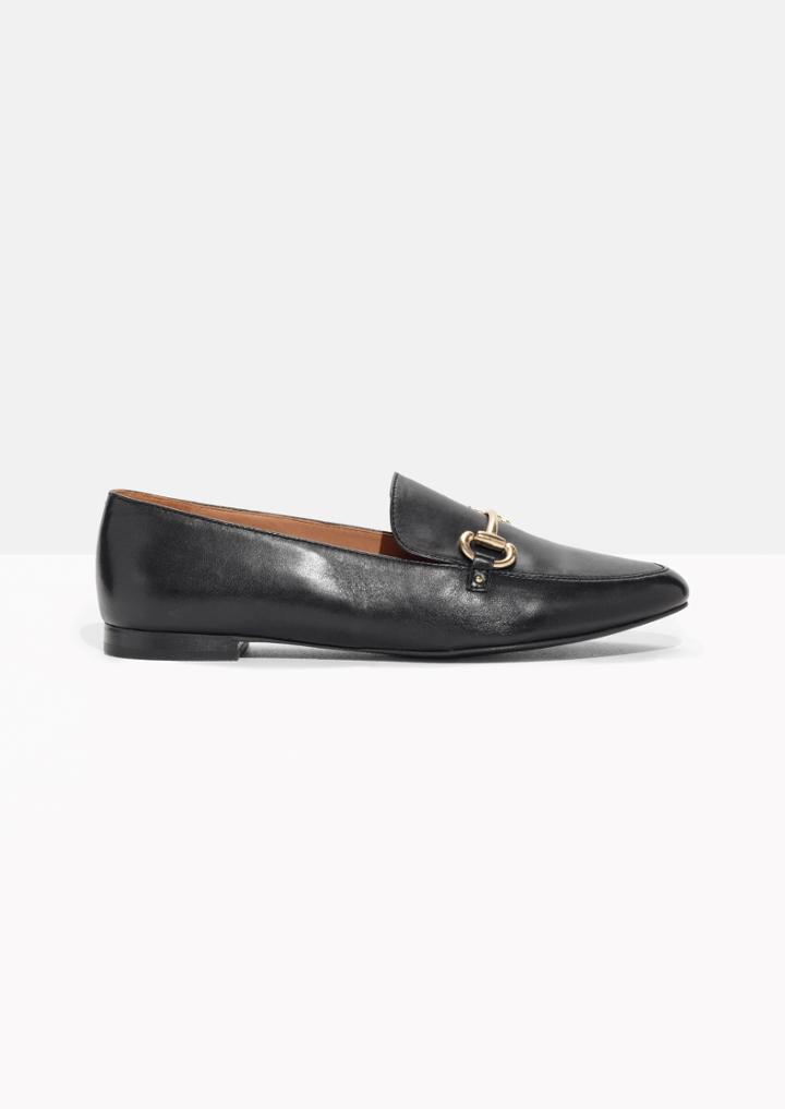 Other Stories Horsebit Buckle Loafers