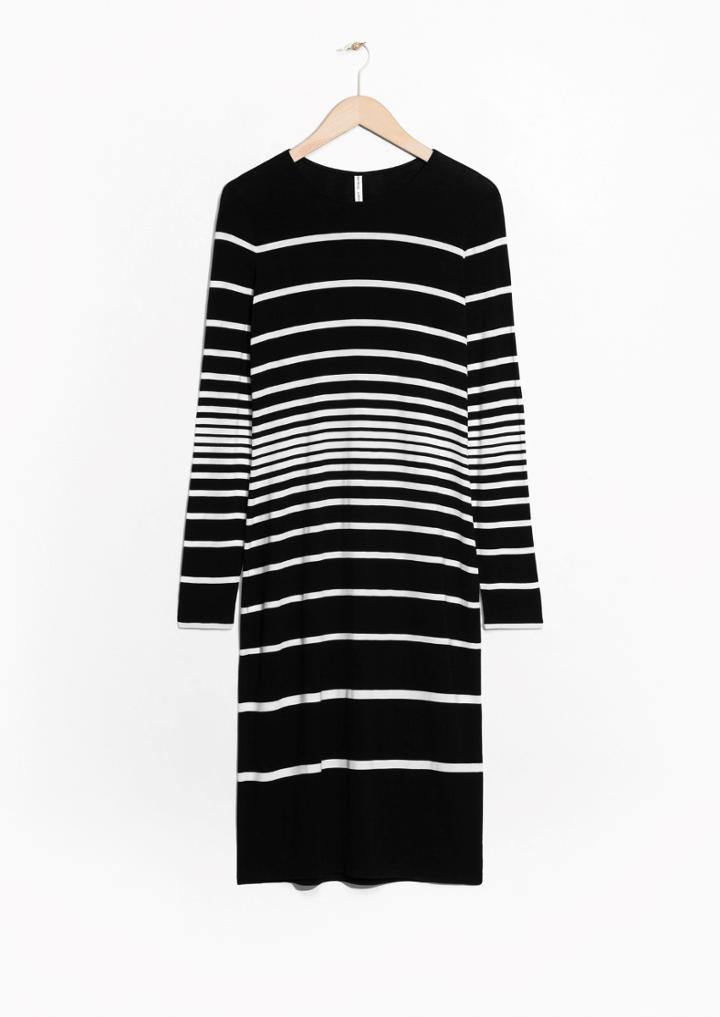 Other Stories Fitted Jersey Dress