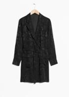 Other Stories Long-line Blazer - Black