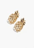 Other Stories Pineapple Stud Earrings - Gold