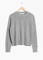 Other Stories Cashmere Knit Sweater - Grey