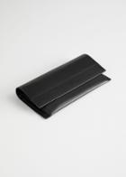 Other Stories Leather Glasses Case - Black