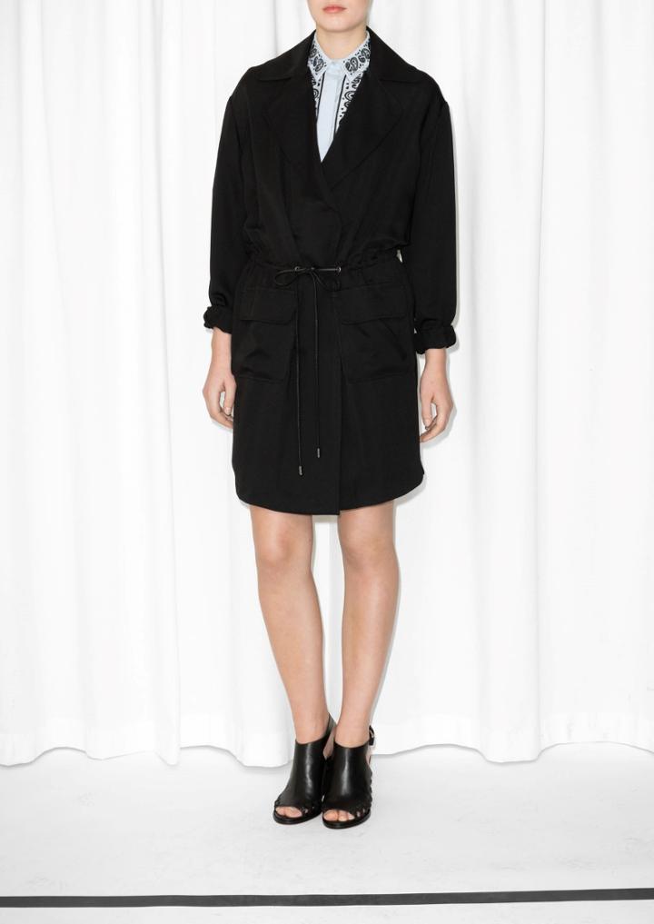 Other Stories Relaxed Drawstring Coat