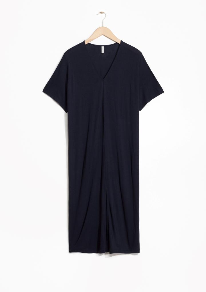 Other Stories Jersey Slit Dress