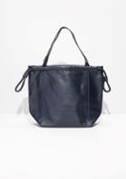 Other Stories Drawstring Leather Tote