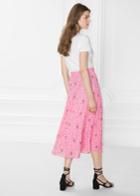 Other Stories Pleated Skirt - Pink