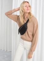 Other Stories Cotton Pullover Sweater - Beige