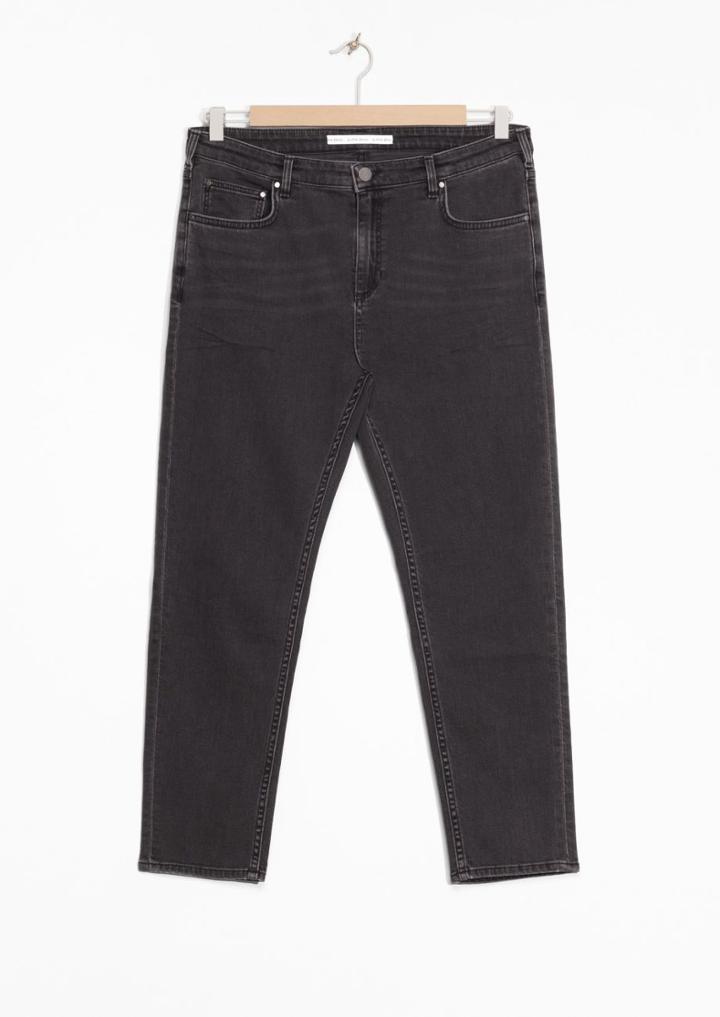 Other Stories Cropped Boyfriend Jeans