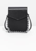 Other Stories Chunky Chain Leather Mini Bag