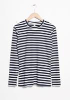 Other Stories Ribbed Stripe Top