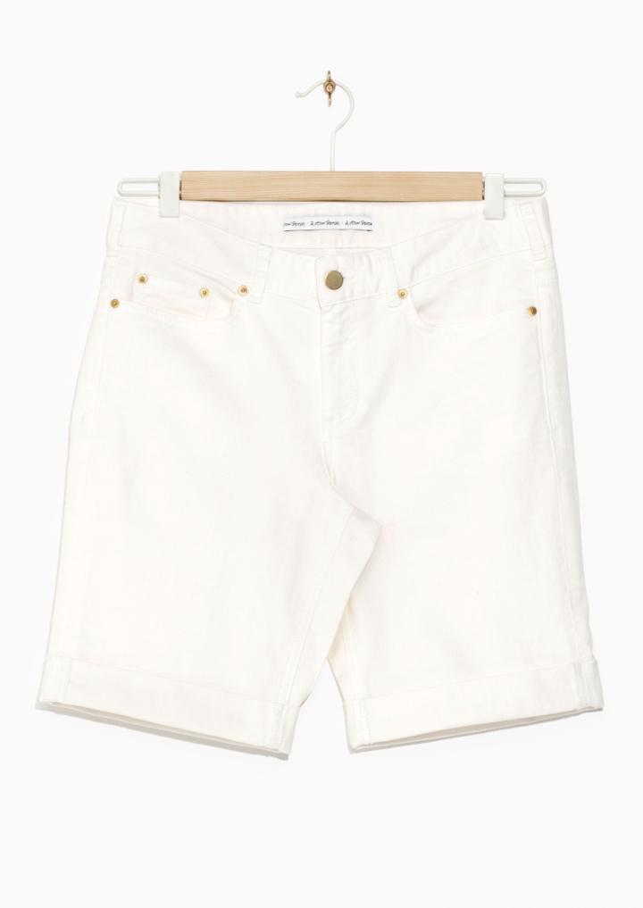 Other Stories High Rise Denim Shorts