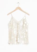 Other Stories Maxi Sequin Top