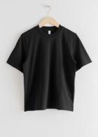 Other Stories Wide Sleeve Crewneck T-shirt - Black