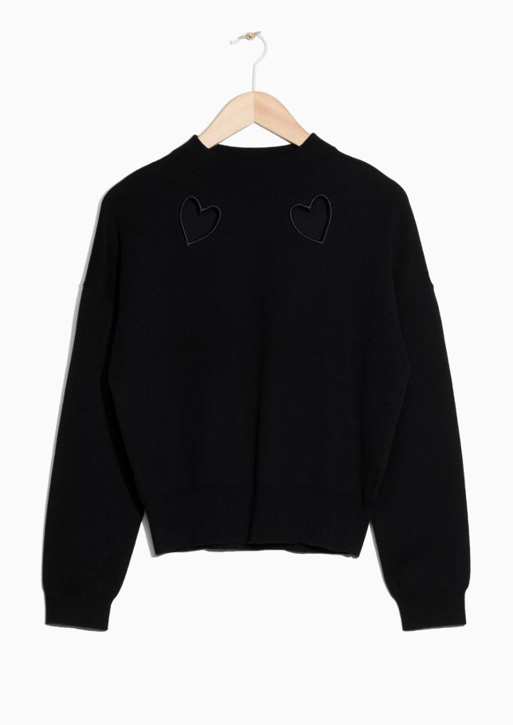 Other Stories Heart Sweater