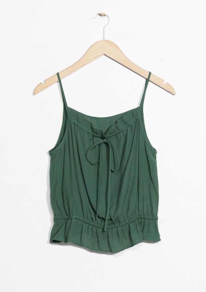 Other Stories Gathered Strap Top