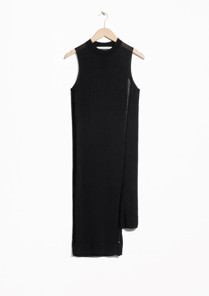 Other Stories Ladder Knit Dress