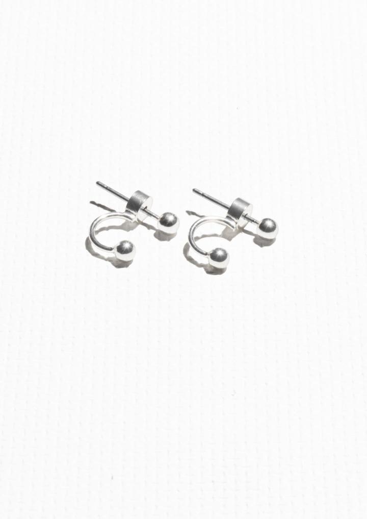 Other Stories Orb Drop Back Earrings