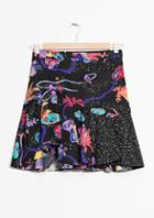 Other Stories Coral Reef Flounce Skirt