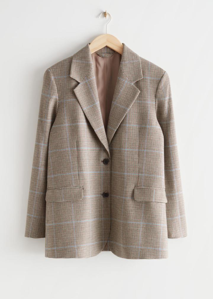 Other Stories Oversized Blazer - Beige