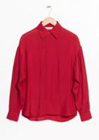Other Stories Large Collar Shirt