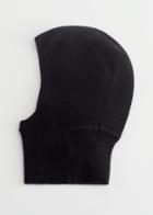 Other Stories Cashmere Knitted Hood - Black