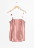 Other Stories Striped Tank Top - Pink