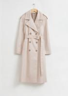 Other Stories Classic Relaxed Trench Coat - Beige