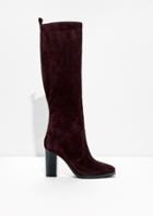 Other Stories Suede Knee Boots