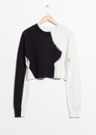 Other Stories Piercing Detail Sweater - White