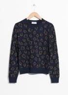Other Stories Spade Knit Sweater - Blue