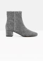 Other Stories Lurex Ankle Boots