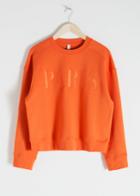 Other Stories Embroidered Pullover - Orange