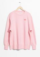 Other Stories Oversized Patch Pullover - Pink