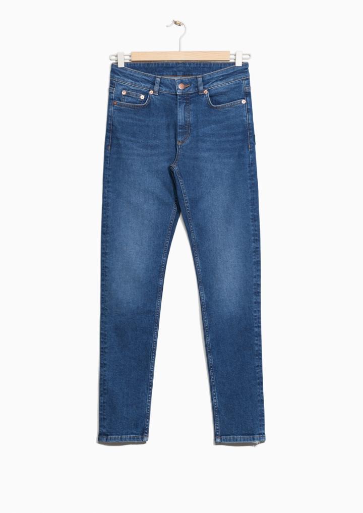 Other Stories Embroidery Patch Denim