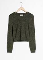 Other Stories Glitter Sweater - Black